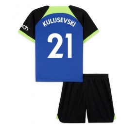 Baby Fußballbekleidung Tottenham Hotspur Dejan Kulusevski #21 Auswärtstrikot 2022-23 Kurzarm (+ kurze hosen)